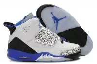 nike sport air jordan hommes chaussure blue blance